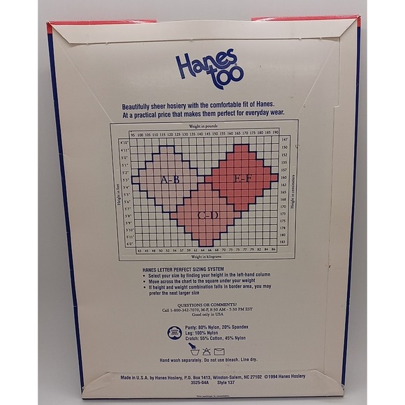 VTG 90s Hanes Pantyhose Sheer Black Sandalfoot Tights Size‎ CD Style 137 New - Picture 3 of 6